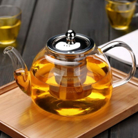 泡茶壺加厚花茶壺玻璃茶具耐熱玻璃茶壺大容量不銹鋼茶漏玻璃壺 雙十一購物節