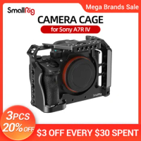 SmallRig a7r4 A7R IV Camer Cage for Sony A7R Mark IV Camera W/ 1/4 3/8 Thread Hole fr Top handle Microphone Flash Light DIY 2416