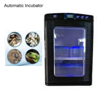Portable Animal Reptile Incubator Chameleon Lizard Incubator small egg incubator LED light constant temperature