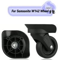 For Samsonite W142 Smooth Silent Shock Absorbing Wheel Accessories Wheels Casters Universal Wheel Replacement Suitcase Rotating