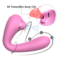 Rabbit G-spot Clitoral Sucking Vibrator For Clit Nipple Stimulation Rechargeable Silicone Vagina Anal Mini Sucker Waterproof