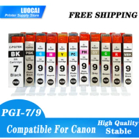 NEW 11Color PGI-7 PGI-9 Compatible ink Cartridge for PGI7 PGI9 suit for Canon pixma mx7600 ix7000 inkjet printer