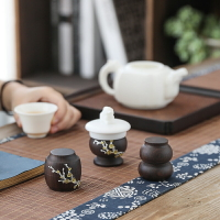 鑲錫黑檀實木蓋置功夫茶具茶寵配件茶壺壺托蓋碗蓋托壺蓋架子茶托