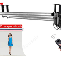 Studio 4 Roller Motorized Electric Background Backdrop Support System Kit for Photography Video Photo