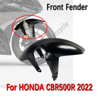 For HONDA CBR500R 2022 Front Fender Wheel Cover for CBR 500R CBR500 R 2022 Motorcycle Splash Guard Set Matte Black