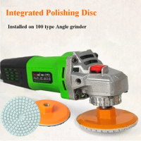 Integrated Diamond Wet Polishing Pad Edging Ceramic Tiles for Marble One-piece Abrasive Disc Angle Grinder