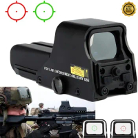 Tactical Rifle Holographic Reflection HD552 Red Green Dot Holo Reflex Sights Fit 20mm Picatinny Rail