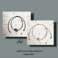 gelang couple spiderman miles & gwen single slide Bracelets Tali Elegan gelang denny caknan anime