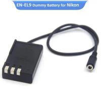 Dummy Battery EN-EL9 EP-5 EP5 EP 5 DC Coupler Power Adapter Fit For Nikon D40 D40X D60 D3000 D5000