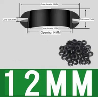 Karet Grommet Type H / T / O-Ring / O-Flat 5mm 7mm 12mm 16mm 18mm 20mm 25mm O-Ring 12mm