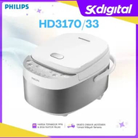 Rice Cooker Philips HD3170/33 Digital Mini Rice Cooker 0.85 Liter