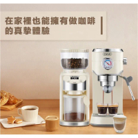 【Gevi咖啡大師】《半自動咖啡機》+《抗靜電磨豆機》超值組合