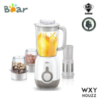 Bear Electric 3 in 1 Blender Machine 1.2Litres (Chopper, Grinder, Soy Milk Net) BB3-W12L