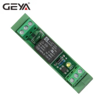 GEYA 1 Channel Relay Module Board 5V 12V 24V 48V 110V 230VAC 1CH Relay Module Electromagnetic Relay