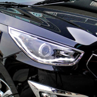 【IDFR】Hyundai 現代 Tucson 2010~2015 ix35 鍍鉻銀 車燈框 前燈框 頭燈框(車燈框 大燈框 前燈框)