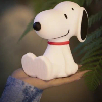 【聯名專區】Snoopy 聯名授權   史努比造型小夜燈-13公分