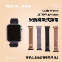 【38/40/42/44mm】 Apple watch通用錶帶 米蘭吸磁式錶帶