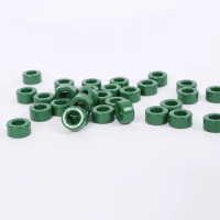 100PCS 14x8x7 Toroid Ferrite Cores Green Inductor Coils Ferrite Ring Transformer Ferrite Toroid for EMI/RFI Filters