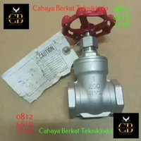 GATE VALVE STAINLESS 1/2" inch SS304 KITZ Drat Class 200