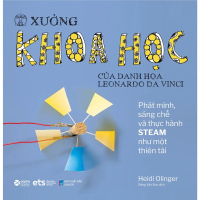 Sách - Xưởng khoa học - của danh họa Leonardo Da Vinci - Alpha Books