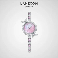 德國藍族 破繭成蝶小圓錶 手錶 女款小眾小方表禮物