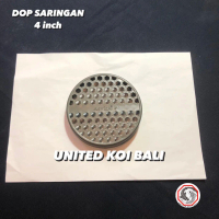 DOP SARINGAN 4 inch ASVIRA - DOP PIPA KOLAM IKAN KOI