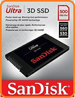 SanDisk   SDSSDH3-500G-G25  500GB Ultra 3D SATA SSD固態硬碟3D NANDSSD固態硬碟機