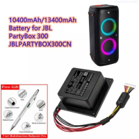 Speaker Battery 10400mAh/13400mAh SUN-INTE-125, 2INR19/66/4, GSP-ICR2S4P-PB350A for JBL PartyBox 300, 300CN