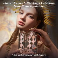 Flower Knows Little Angel Collection 9 Color Eyeshadow Palette Delicate Matte Glow Shimmer