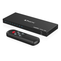 PORTTA N2SW51X 5進1出 4K HDMI切換器 / HDCP2.2 / HDR10+ / VRR  785-3186 