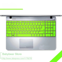 For HP Pavilion 15 ac073TX ab006tx ab010tx ab065tx ab093tx 15 inch Silicone Keyboard Protective film Cover skin Protector