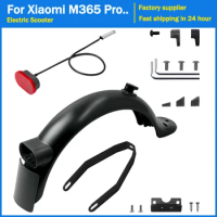Upgraded Rear Mudguard for Xiaomi M365 Pro2 Electric Scooter Taillight Back Tire Splash Mud Guard Fender Bracket Kit