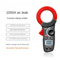 DT-9812 1000A Professional High-precision AC Leakage Current Clamp Meter 68mm Large Clamp Clamp Meter AC/DC600V