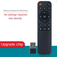 2.4G Wireless USB Receiver TV Box Remote Control BLE 5.0 Android Smart TV Box And PC/TV Wireless Air Mouse