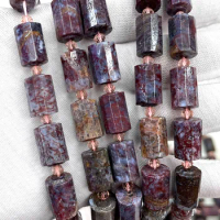 10x15mm Natural Pietersite Cylinder-shaped Loose Beads