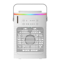 Hot Sale Portable Air Conditioners, Personal Evaporative Air Cooler With 4 Wind Speed &amp; LED Light,Small Desktop Quiet Cooling Fa