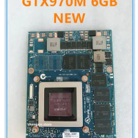 GTX 970M GTX970M 6GB DDR5 VGA Video Card For MSI GT60 GT70 GE72 GT780dx HP 8760W 8770w ClevoP150HM P150EM P170EM M15X