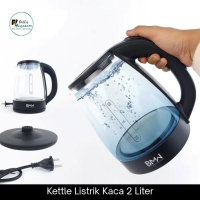 Teko Listrik body Kaca 2 Liter Electric Kettle Low WattTerlaris