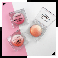Si Wei Na SIVANNA COLORS Blush Highlight Makeup Palette Nude Makeup Natural Female Repair Orange Three-in-One Plate ...