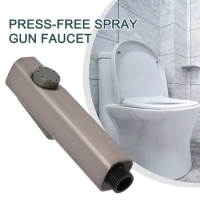 Bidet Head Toilet Douche Pressurized Hand-held Nozzle Toilet Flusher Universal G1/2 Connector Bathroom Supplies
