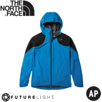 【The North Face】男 FL 防水外套《天空藍》3RNS/衝鋒衣/防風外套/夾克(悠遊山水)