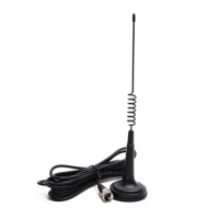 Wireless CB Magnetic Antenna 26-28MHz Center 27MHz Base-Load Small Mount CB Radio Antenna Coaxial Cable RG-58U 4M PL-259 Plug