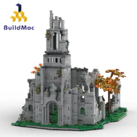 BuildMOC Building Block Toy Elle Chapel Scene Building Model MOC-148241
