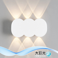 【大巨光】現代風 附LED 1WX6 壁燈-LED燈(LW-12-4682 壓鑄鋁 適用裝潢板)