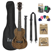 26 Inch Ukulele 4 Strings Hawaiian Guitar Walnut Body Guitarra Ukulele With Bag Strings Tuner Capo Guitar Parts &amp; Accessories