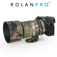 ROLANPRO Lens Camouflage Coat Rain Cover for Canon RF70-200mm F2.8 L IS USM Lens Protective Case For Canon SLR camera Lens Coat