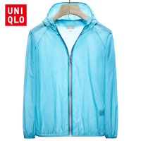 [ส่งของ]Uniqlo เสื้อกันยูวี UPF50 เสื้อกันแดดชายบางระบายอากาศได้ เสื้อกันแดด เสื้อแขนยาวมีหมวก เสื้อ