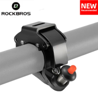 ROCKBROS Bicycle Bell Classical Stainless Cycling Horn Bike Handlebar Bell Horn Crisp Bicycle Horn Safety Bike Accessories