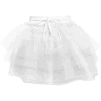 Evening Gowns for Women Formal Crinoline Short Hoopless Skirt Dress Petticoat Child Tutu Support