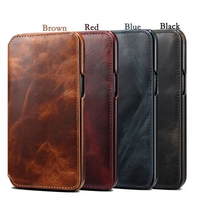Real Leather Cases Coque Apple Iphone 13 12 11 Pro Xs Max Mini Case Retro Wallet For Iphone Xr X 8 7 Plus Se2020 Flip Cover Case